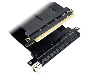 PCIE3X16GF-SL|PCI Express x16 (gold finger) to x16 Slot Gen 3 Riser Card Extension Cable (CB-00657, CB-00680, CB-00683)