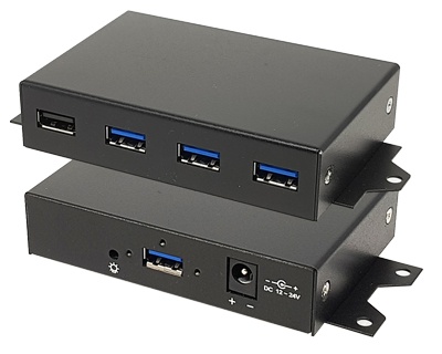 U3H442E|USB 3.0 4-port HUB with Superspeed-only Upstream Port for AOC (Active Optical Cable)