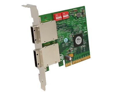 DEP4X-PCIE8XG201|Dual External PCIe (iPass x4 38pin compatible) to PCIe x8 Gen 2 Switch Host Card