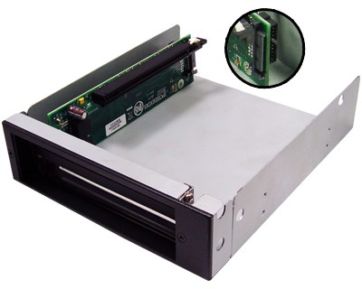 DB525-PCIED2XD01|PCIe x4 Add-On Card Docking Bay (5.25 inch ODD Form Factor)