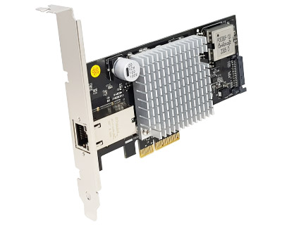 GE10P-PCIE4XG302|Multi-Gigabit (10G/ 5G/ 2.5G/ 1000BASE-T/ 100BASE-TX) Ethernet (POE+) to PCI Express x4 Gen 3 Host Card
