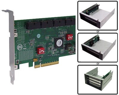IP8X-PCIE8XG201|Internal PCIe x8 (16-Lane, 16-Port) to PCI Express x8 Gen 2 Switch Host Card