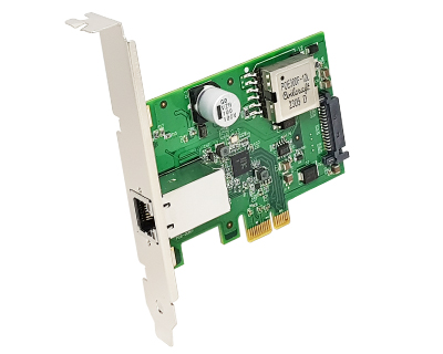 GE5P-PCIE1XG302|Multi-Gigabit (5G/ 2.5G/ 1000BASE-T/ 100BASE-TX) Ethernet (POE+) to PCI Express x1 Gen 3 Host Card
